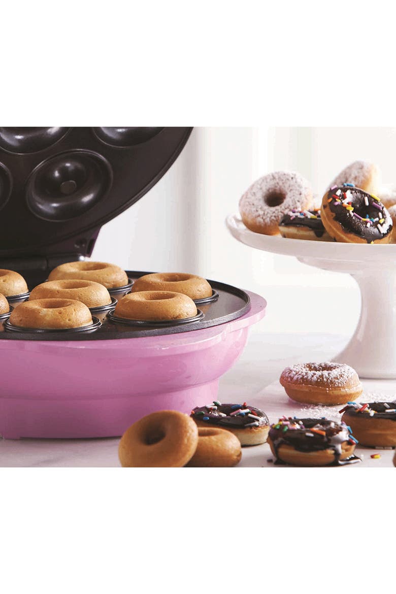 Mini Donut Maker, Alternate, color, Pink