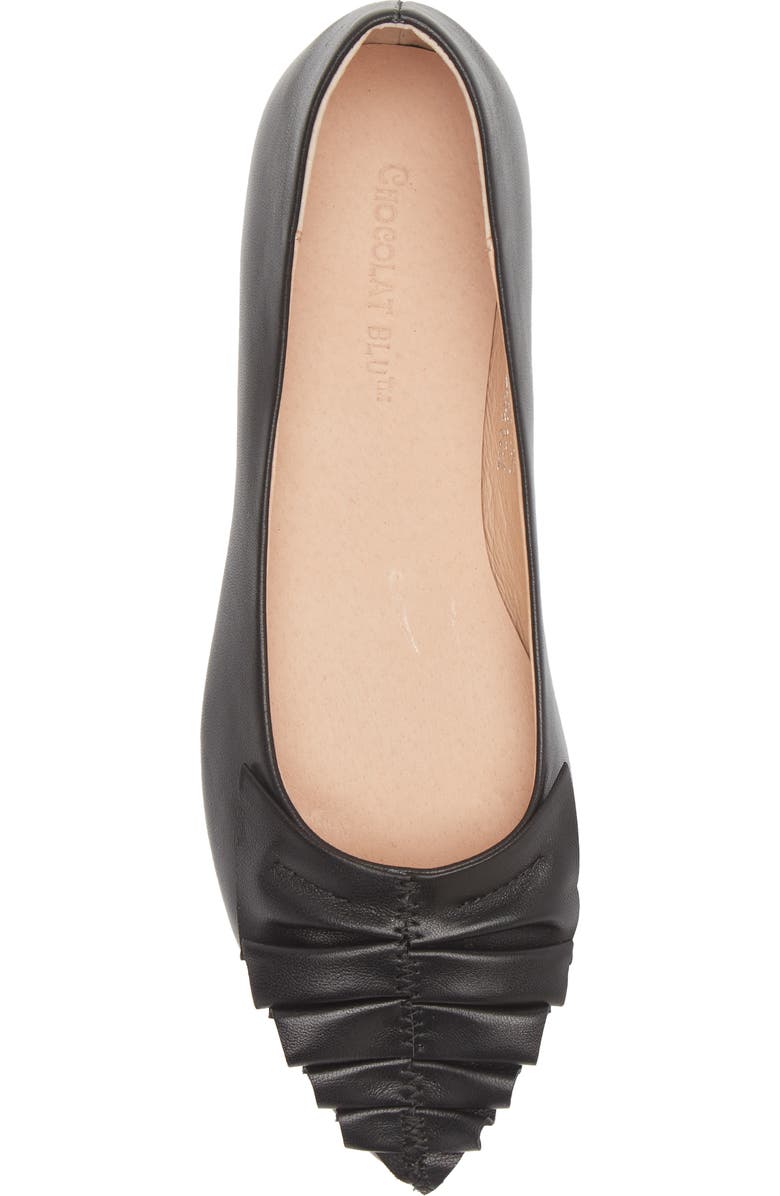 Chocolat Blu Gianni Pointed Toe Flat, Alternate, color,