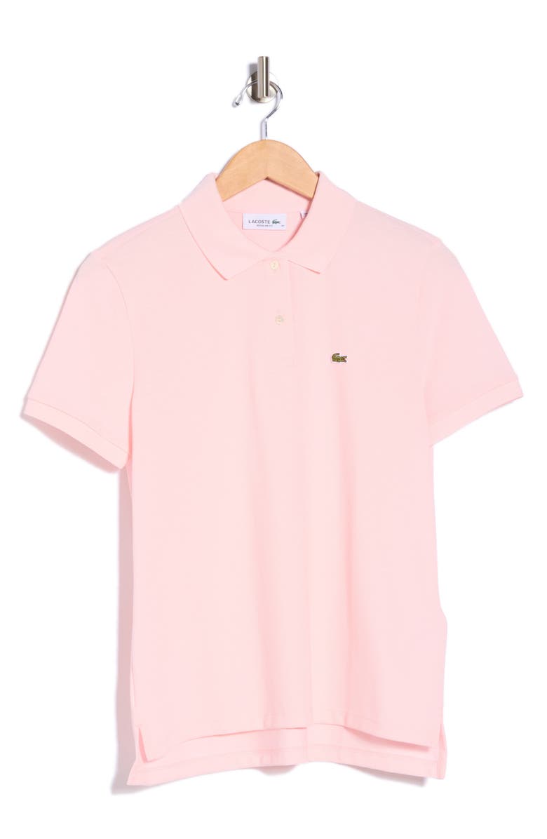 Lacoste Short Sleeve Polo, Main, color, Flamingo