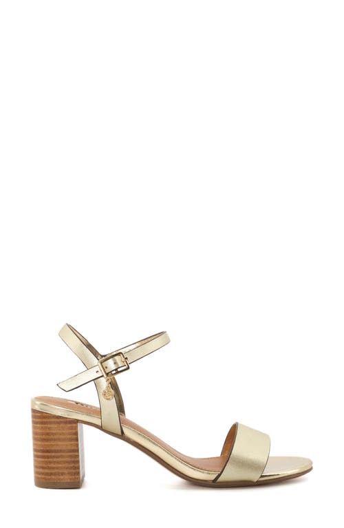 Dune London Jelly Sandal In Gold