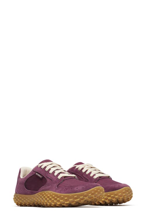 Merrell Wrapt Hiking Sneaker In Burgundy