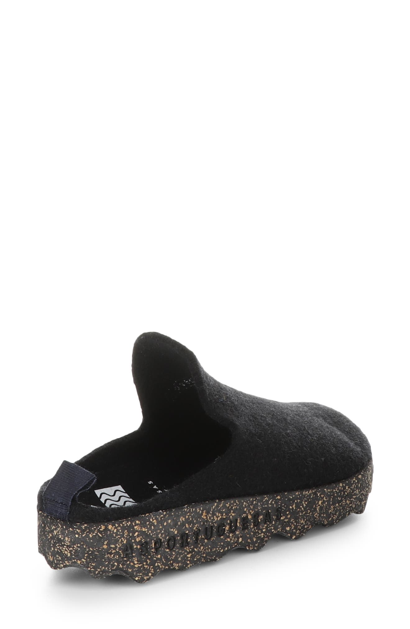 Asportuguesas by Fly London Come Sneaker Mule, Alternate, color, Black Tweed/ Felt