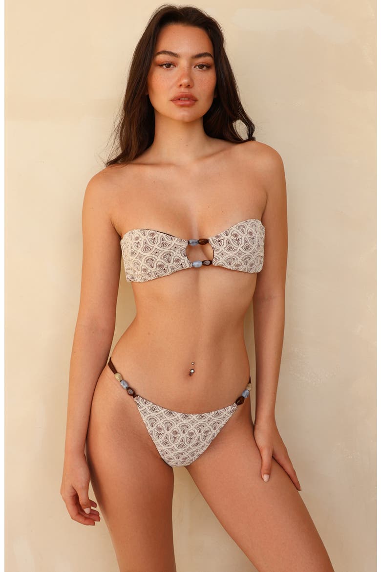 Aftersun Bandeau Bikini Top, Main, color, Samba