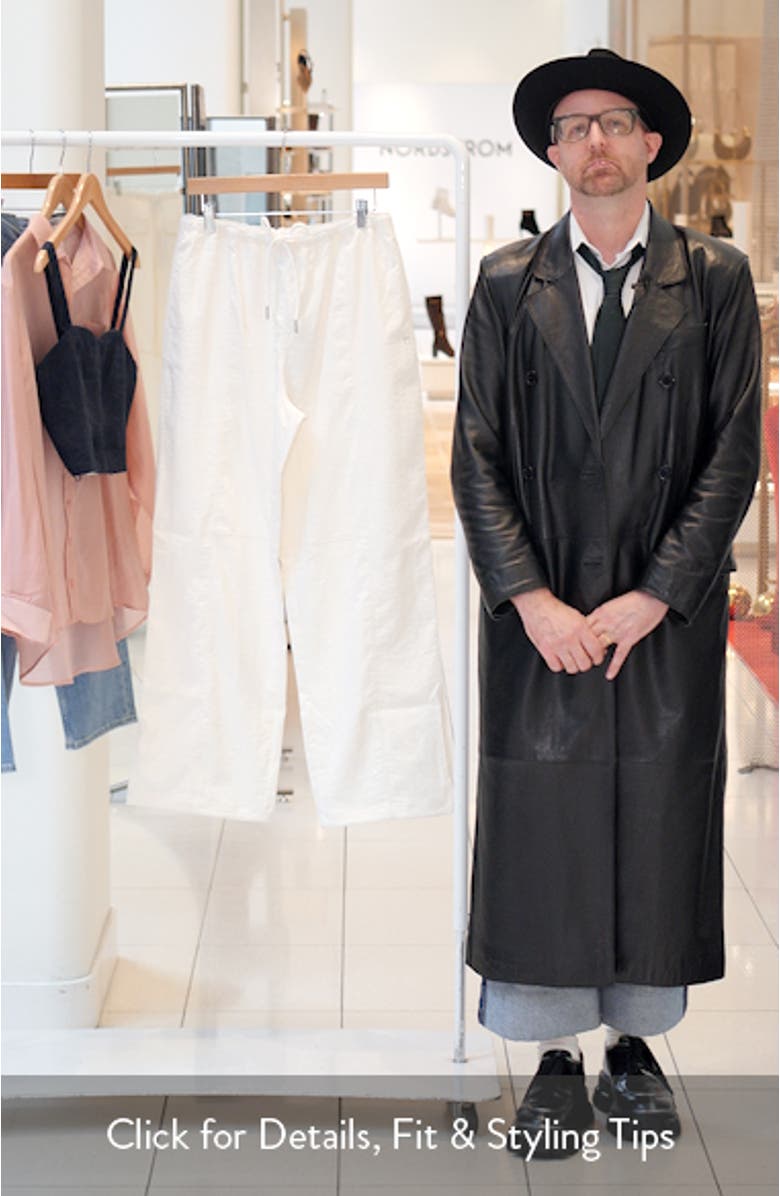 Quinn Summer Drawstring Wide Leg Pants, sales video thumbnail