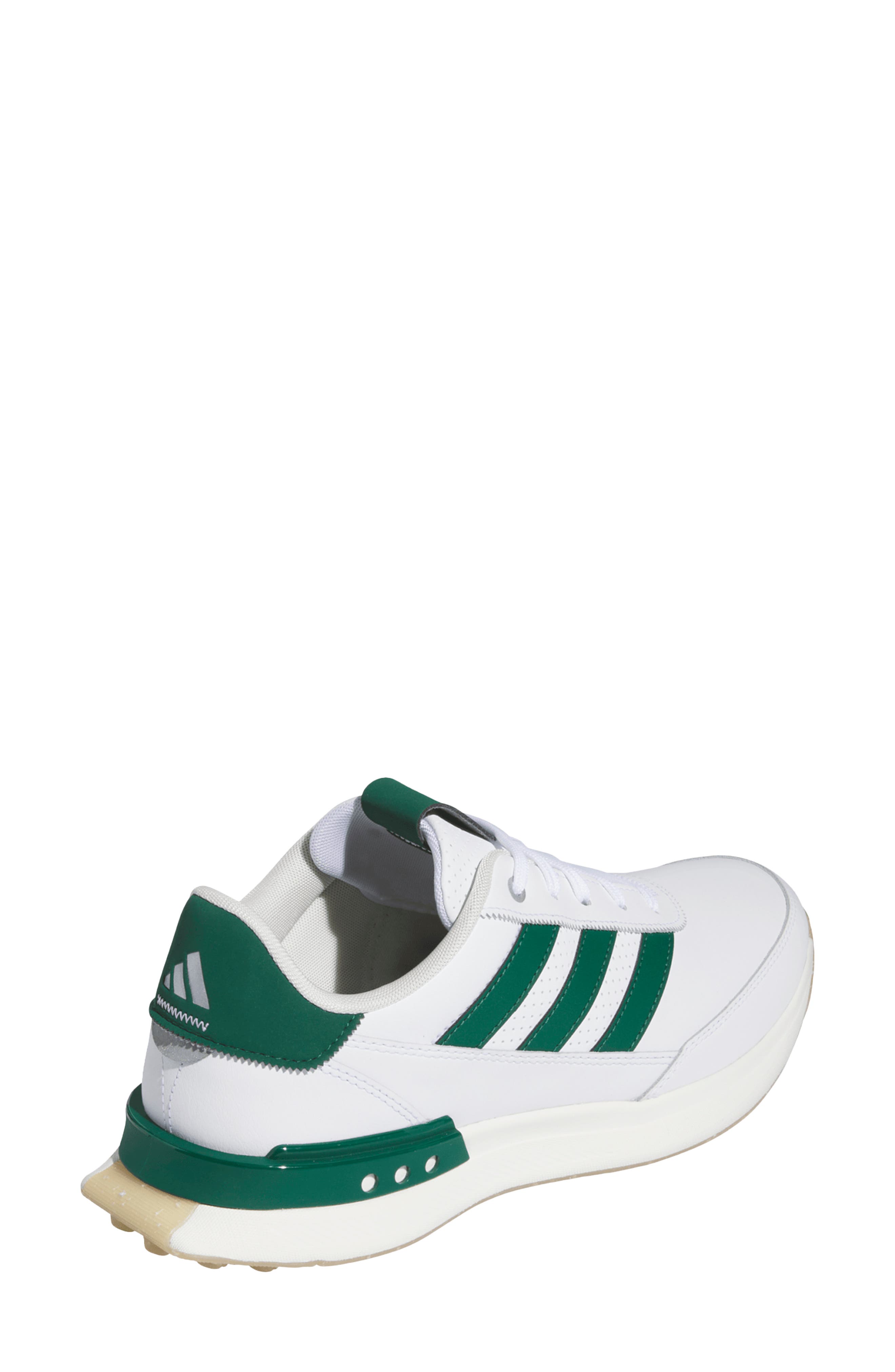 adidas S2G 24 Waterproof Leather Spikeless Golf Shoe, Alternate, color, Ftwwht/Cgr