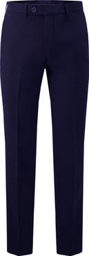 Victor Emmanuel Vince Flat Front Stretch Dress Pants