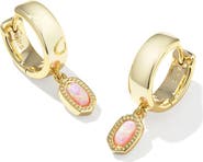 Kendra Scott Mini Ellie Wide Huggie Hoop Earrings