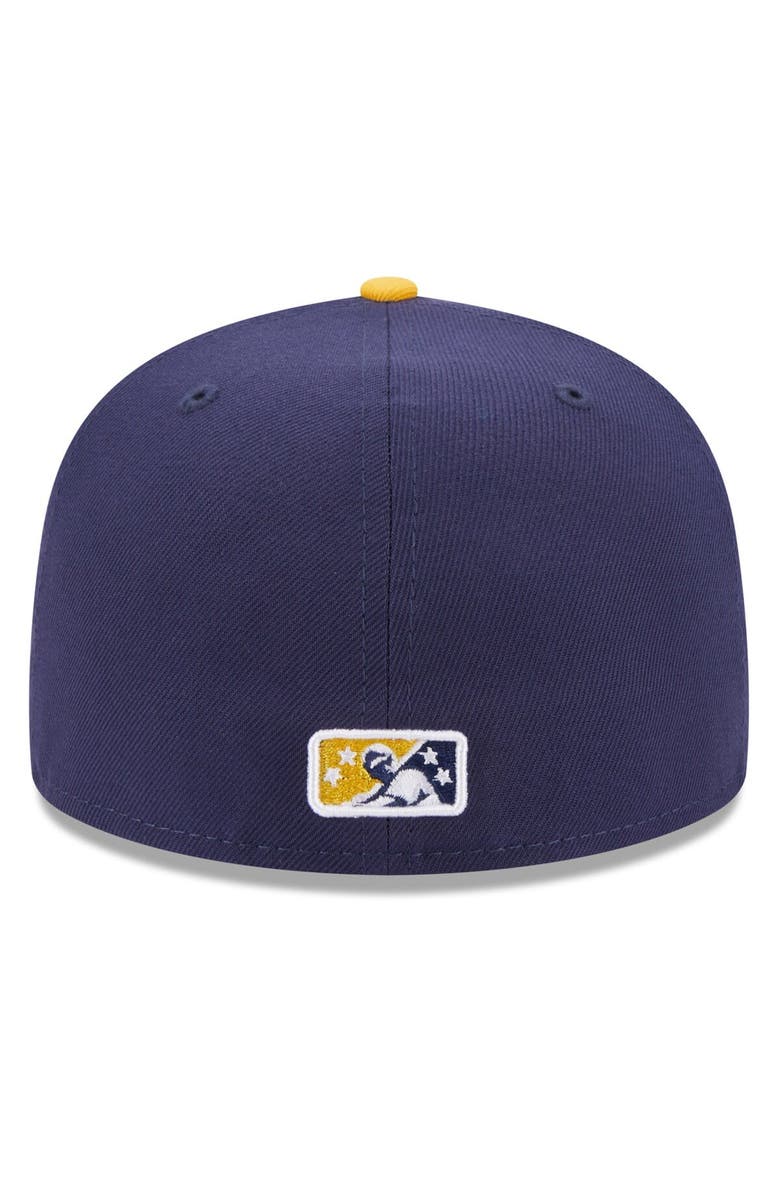 New Era Men's New Era Navy Brooklyn Cyclones Authentic Collection Alternate Logo 59FIFTY Fitted Hat, Alternate, color, Navy