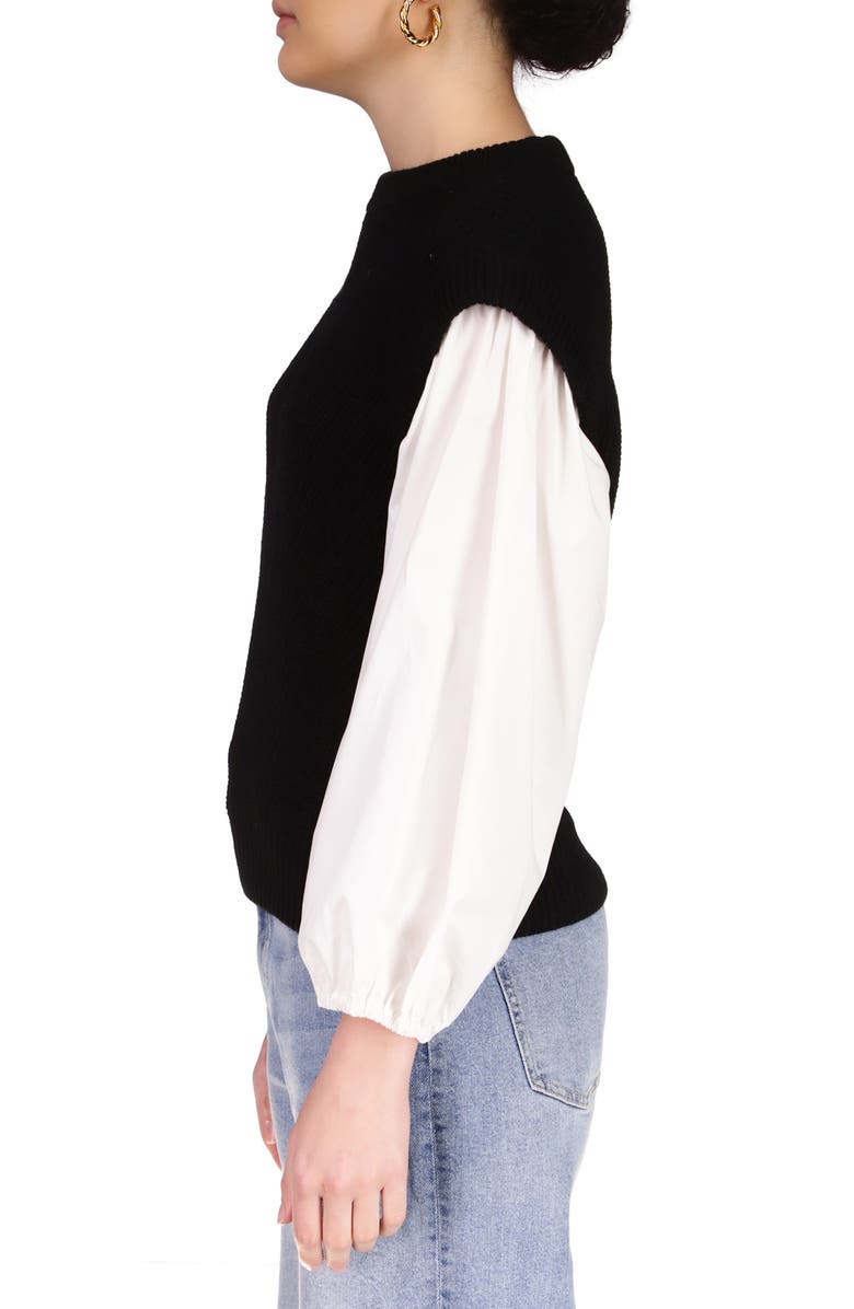 Sanctuary Two Become One Mixed Media Top, Alternate, color,