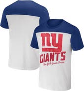 NFL X DARIUS RUCKER Men's NFL x Darius Rucker Collection by Fanatics Cream New York Giants Colorblocked T-Shirt
