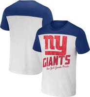 NFL X DARIUS RUCKER Men's NFL x Darius Rucker Collection by Fanatics Cream New York Giants Colorblocked T-Shirt