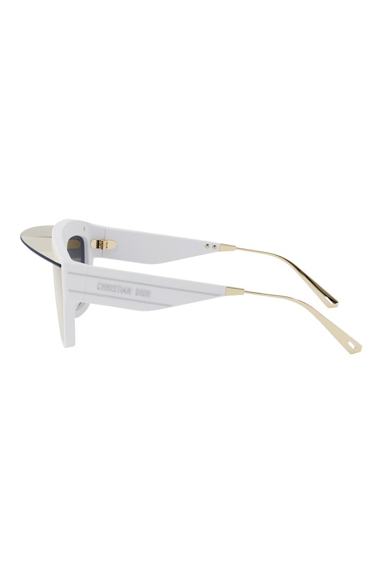 'DiorClub M7U Mask Sunglasses, Alternate, color, WHITE/ OTHER / GRADIENT VIOLET