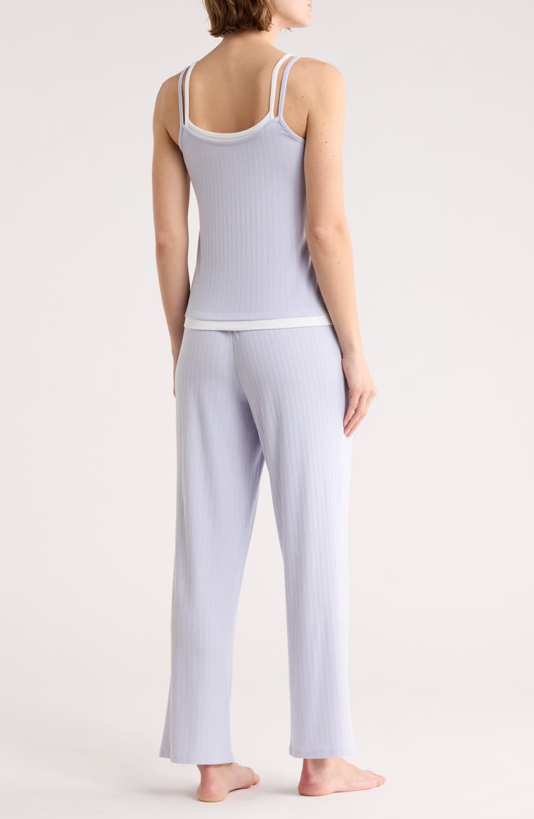 Danskin Layered Jersey Pajamas, Alternate, color, Blue Lotus