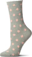 MeMoi Polka Dot Lavender Infused Crew Socks