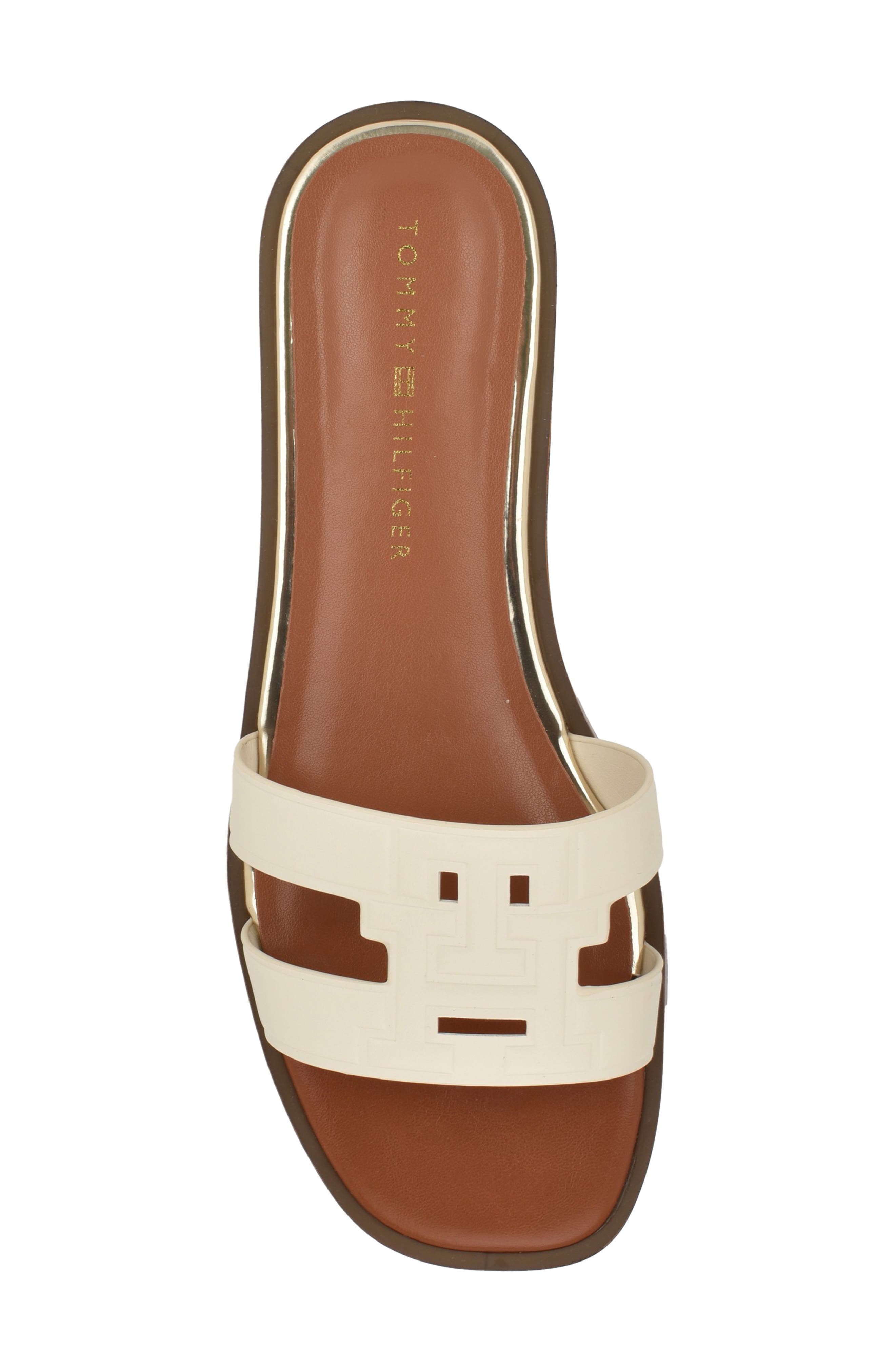 Tommy Hilfiger Terenz Slide Sandal, Alternate, color, Chic Cream