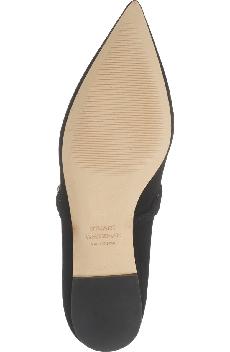 Stuart Weitzman Justina Mary Jane Flat, Alternate, color, Black