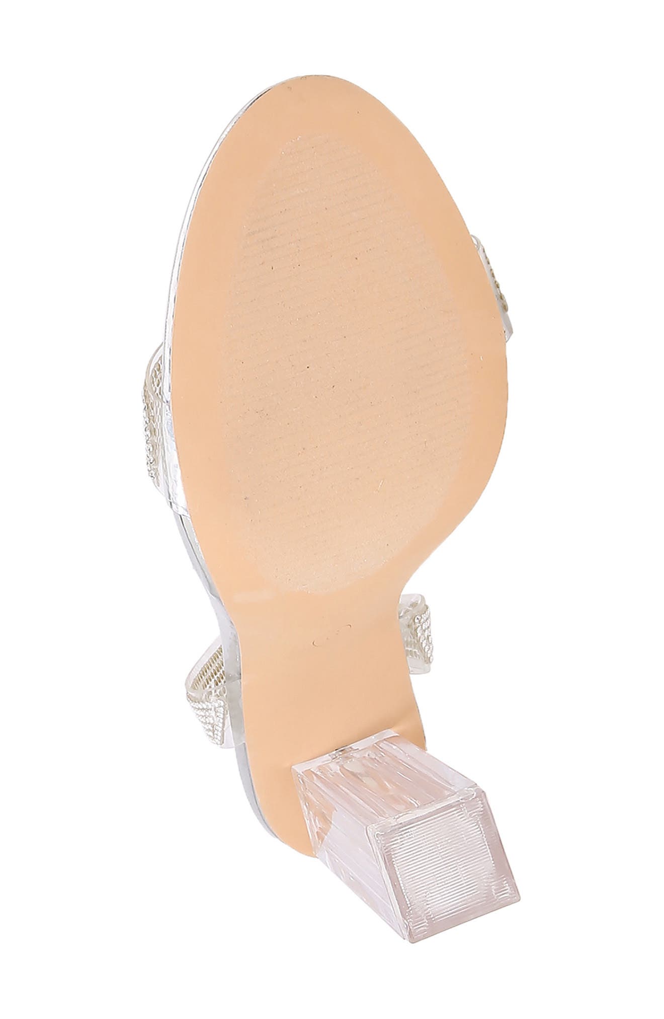 BERNESS Ember Rhinestone Clear Sandal, Alternate, color, 
