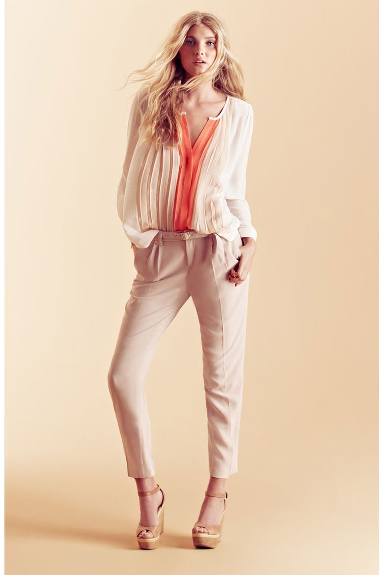 'Bannor' Trousers, Alternate, color, DUSTY PINK SAND