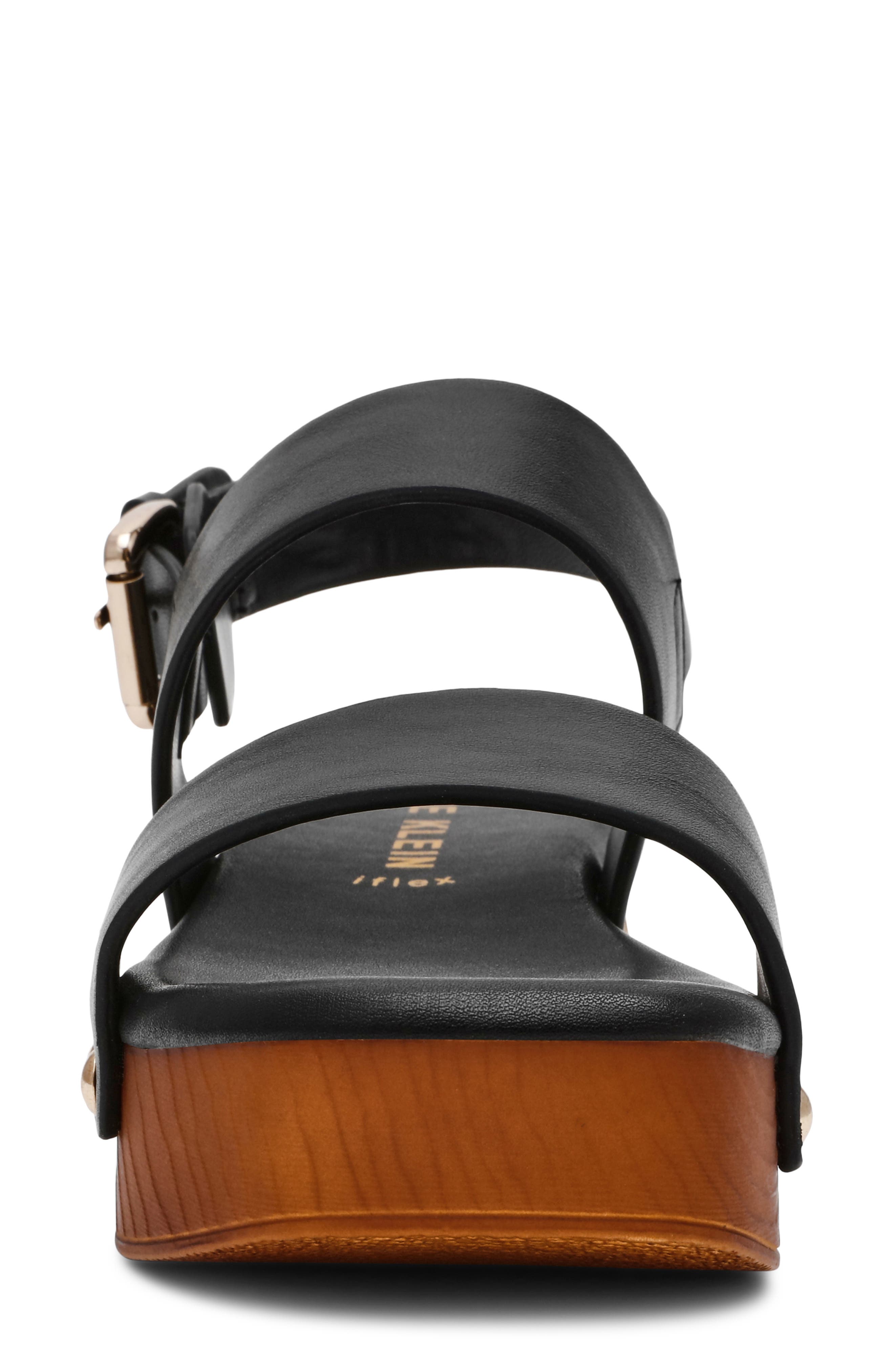 Anne Klein Fern Slingback Platform Sandal, Alternate, color, Black