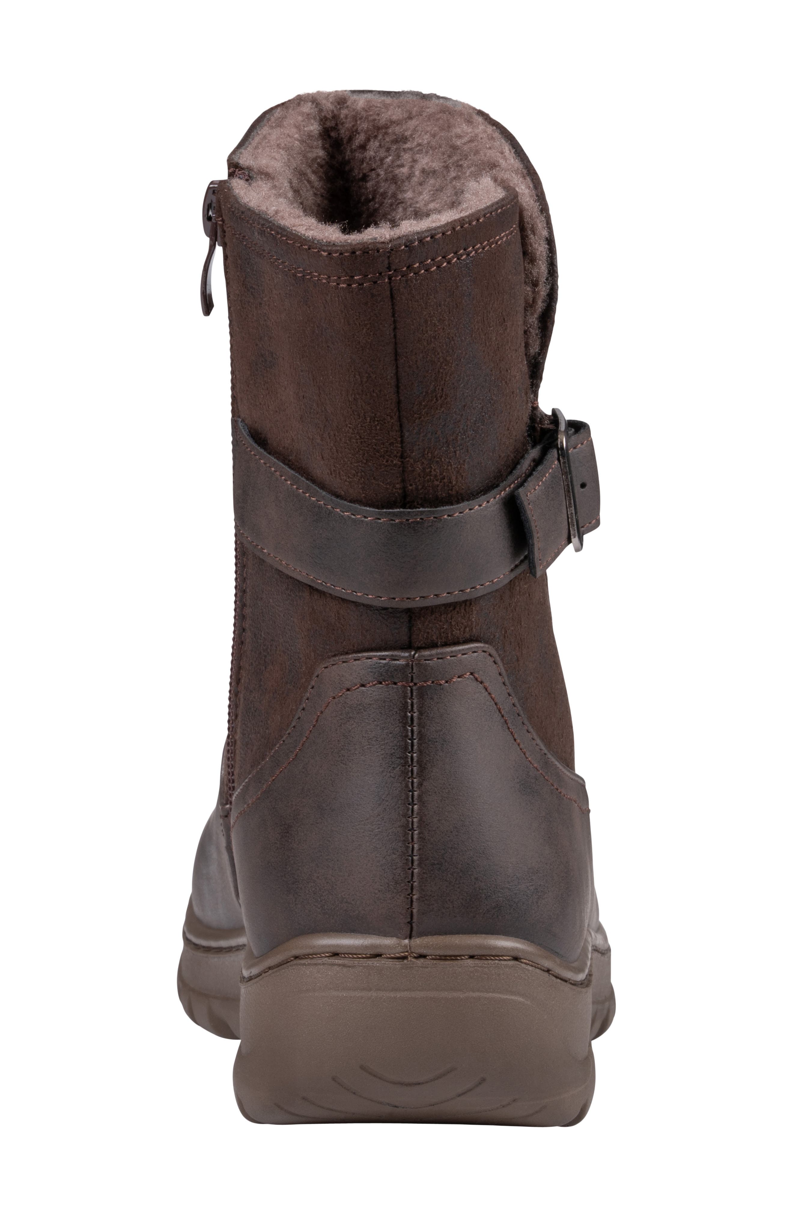 Blake Faux Leather Boot, Alternate, color, BROWN
