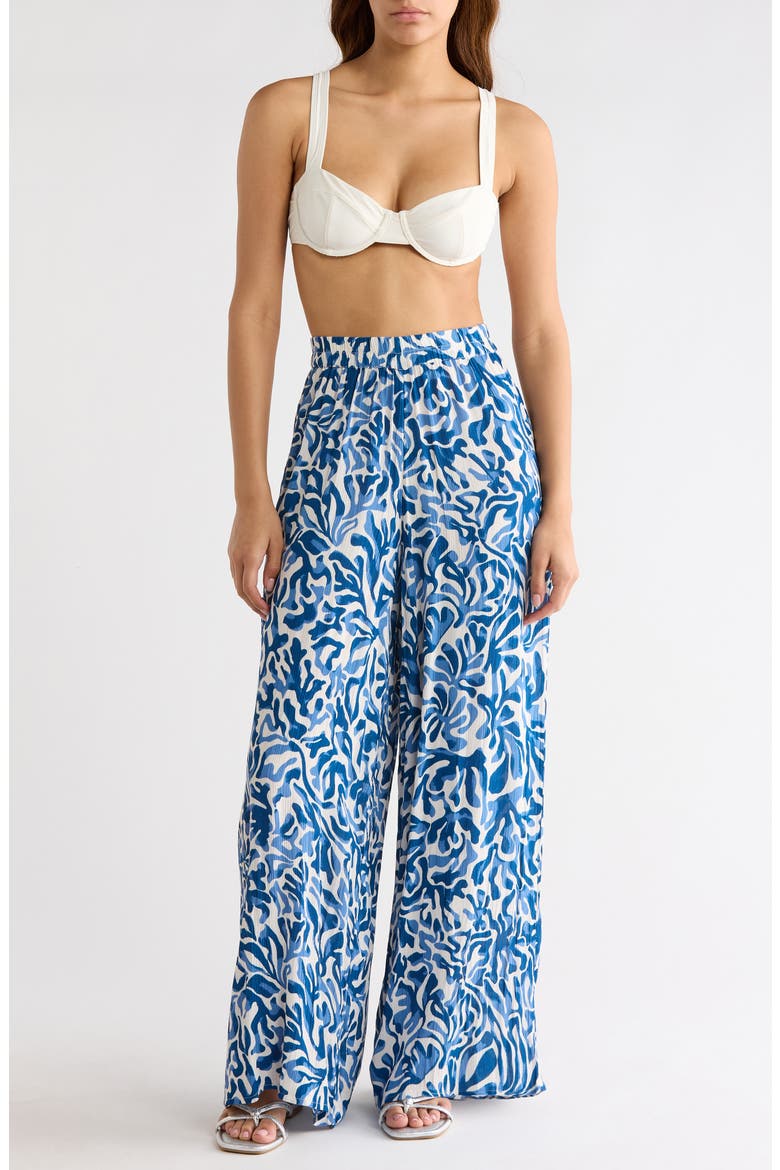 Print Wide Leg Pants (Women) | Nordstrom
