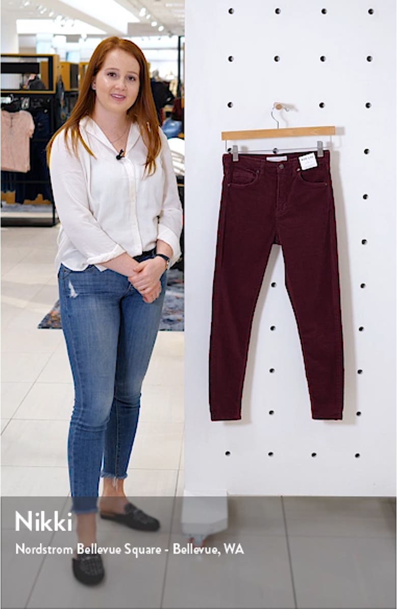 Jamie Corduroy Moto Jeans, sales video thumbnail