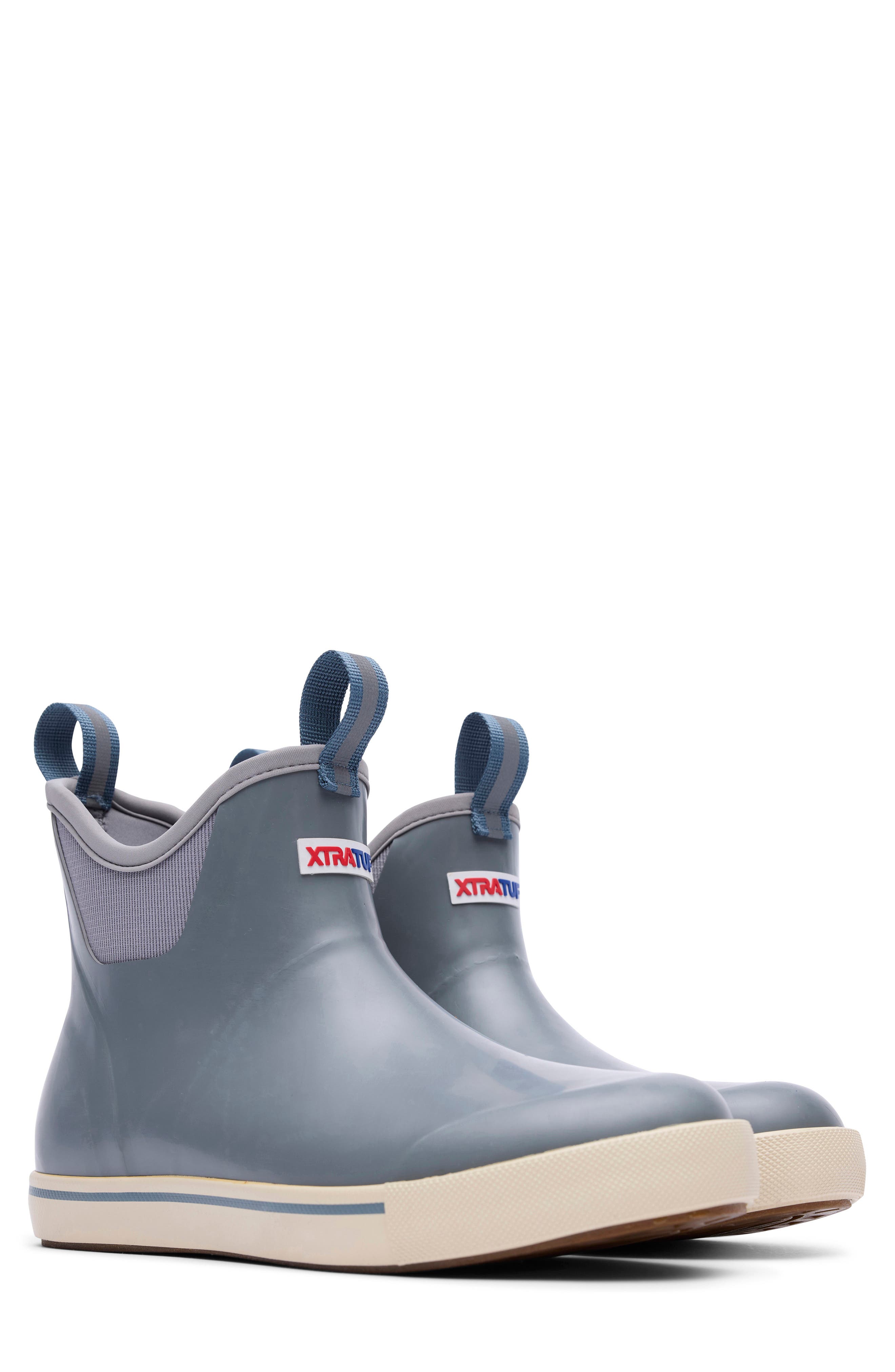 Waterproof Ankle Deck Boot, Alternate, color, GREY