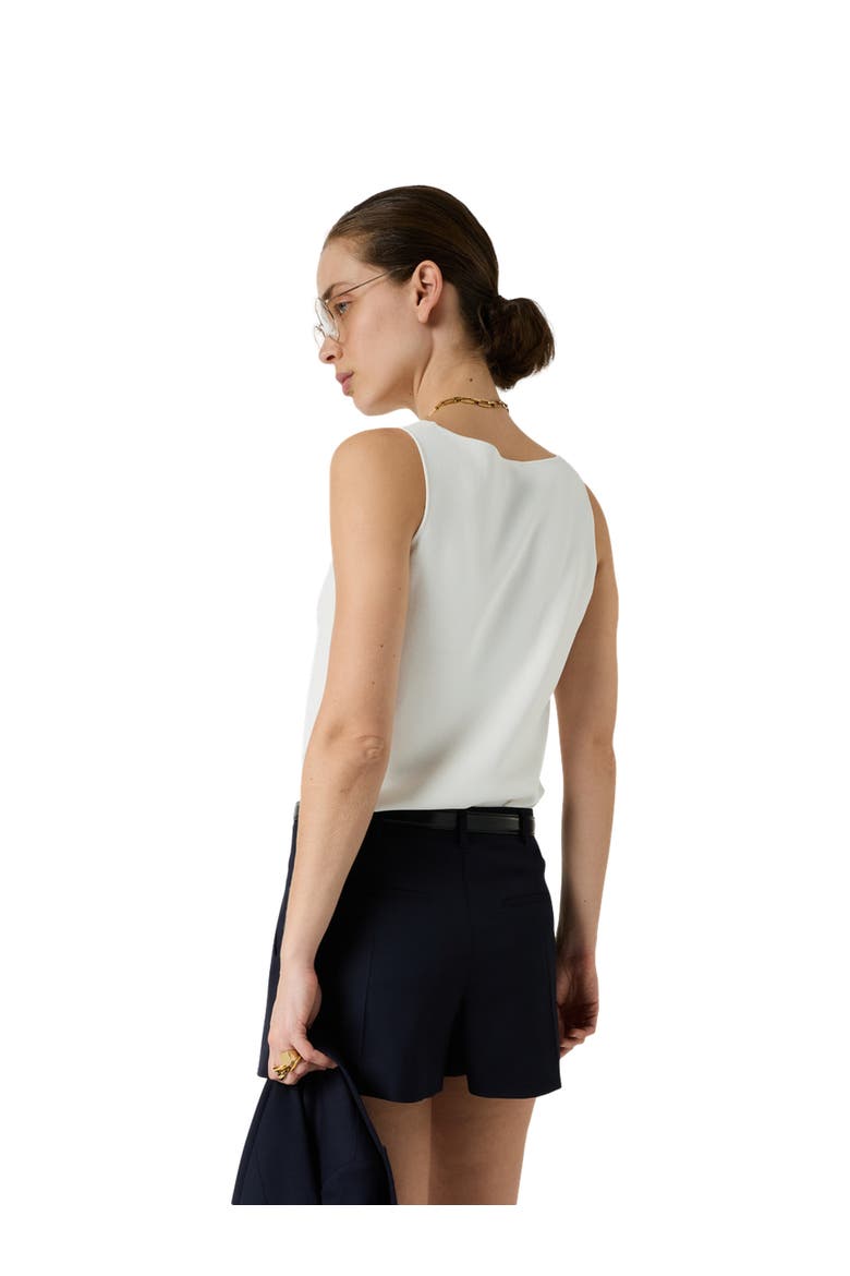 Lucina Round Neck Knit Vest, Alternate, color, White