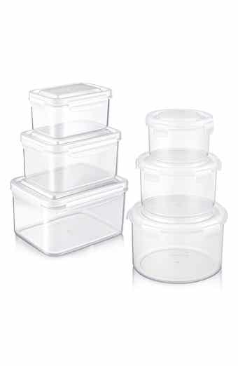 Set of 6 Airtight Food Storage Containers
