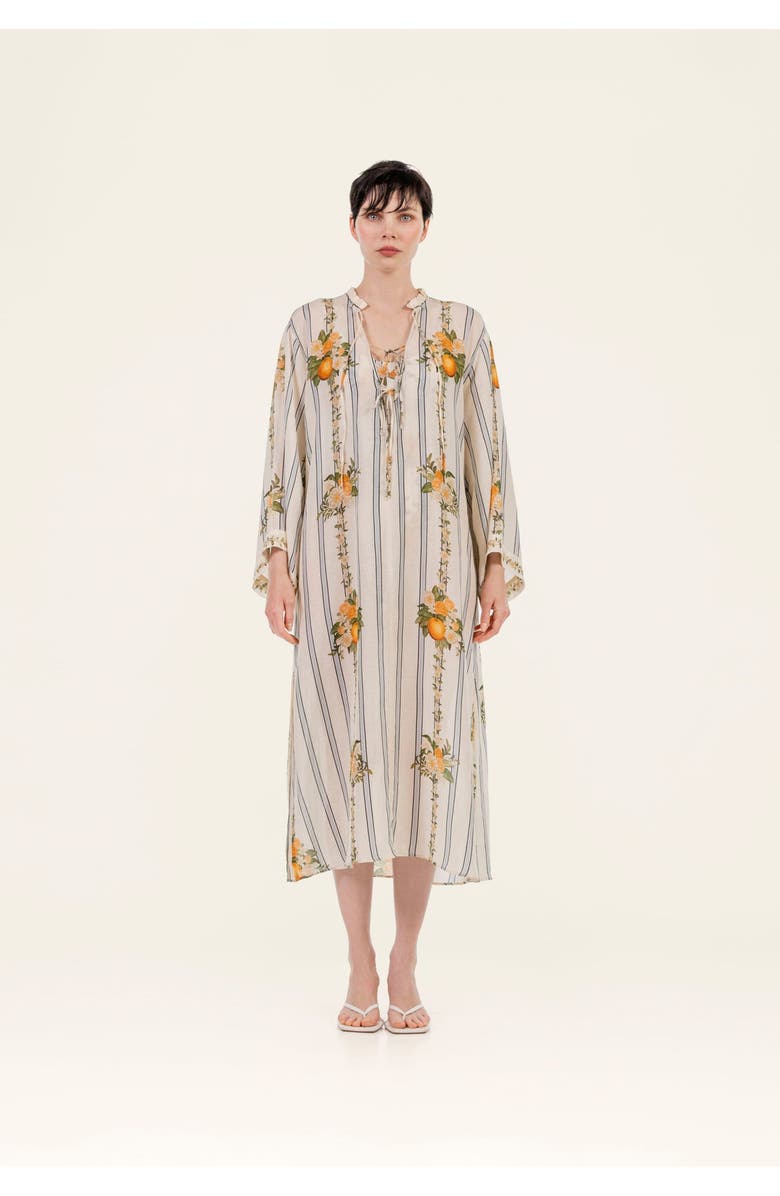 Agua by Agua Bendita Datil Valle Kaftan, Alternate, color, Multicolor