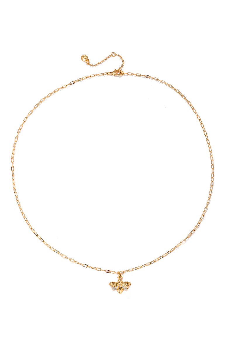 Chains of Nectar Necklace, Alternate, color, GOLD