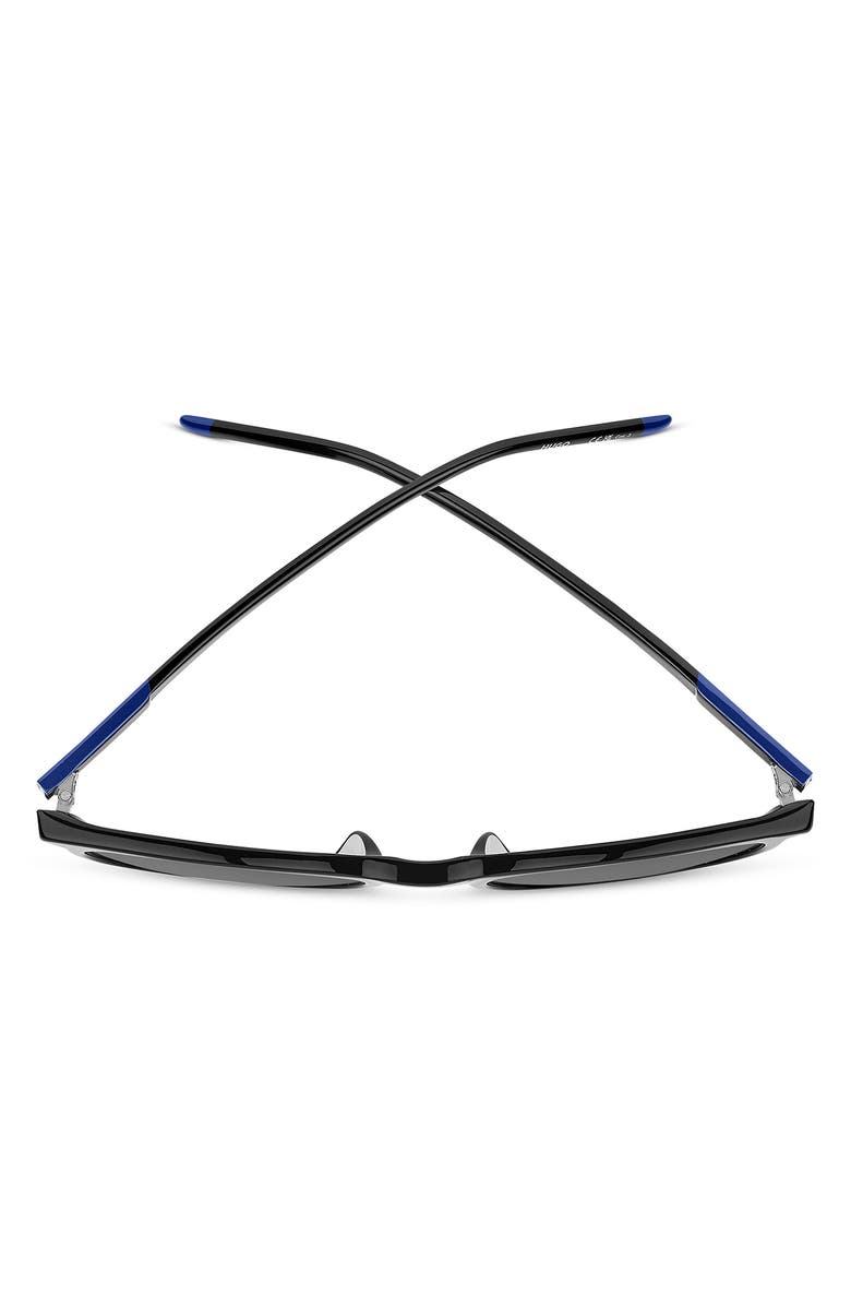 HUGO Panthos 53mm Round Sunglasses, Alternate, color, Black/ Grey