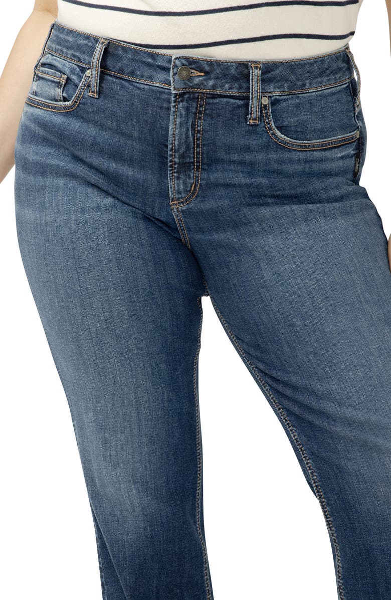 Silver Jeans Co. Elyse Bootcut Jeans, Alternate, color, Sherbrook