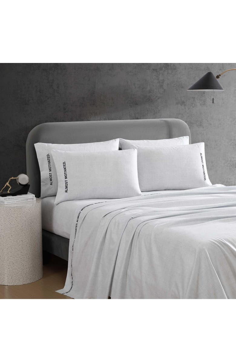 Kenneth Cole New York Almost Motivated Sheet Set, Alternate, color, Light Pastel Grey