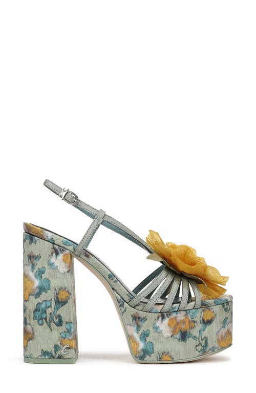 Circus Ny By Sam Edelman Aria Flower Two-piece Block-heel Dress Sandals In Multi
