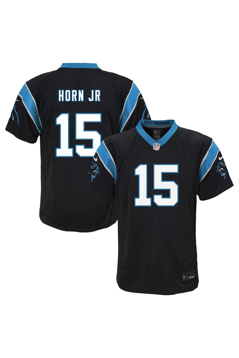 Youth Nike Jimmy Horn Jr. Black Carolina Panthers Team Game Jersey, Alternate, color, Black