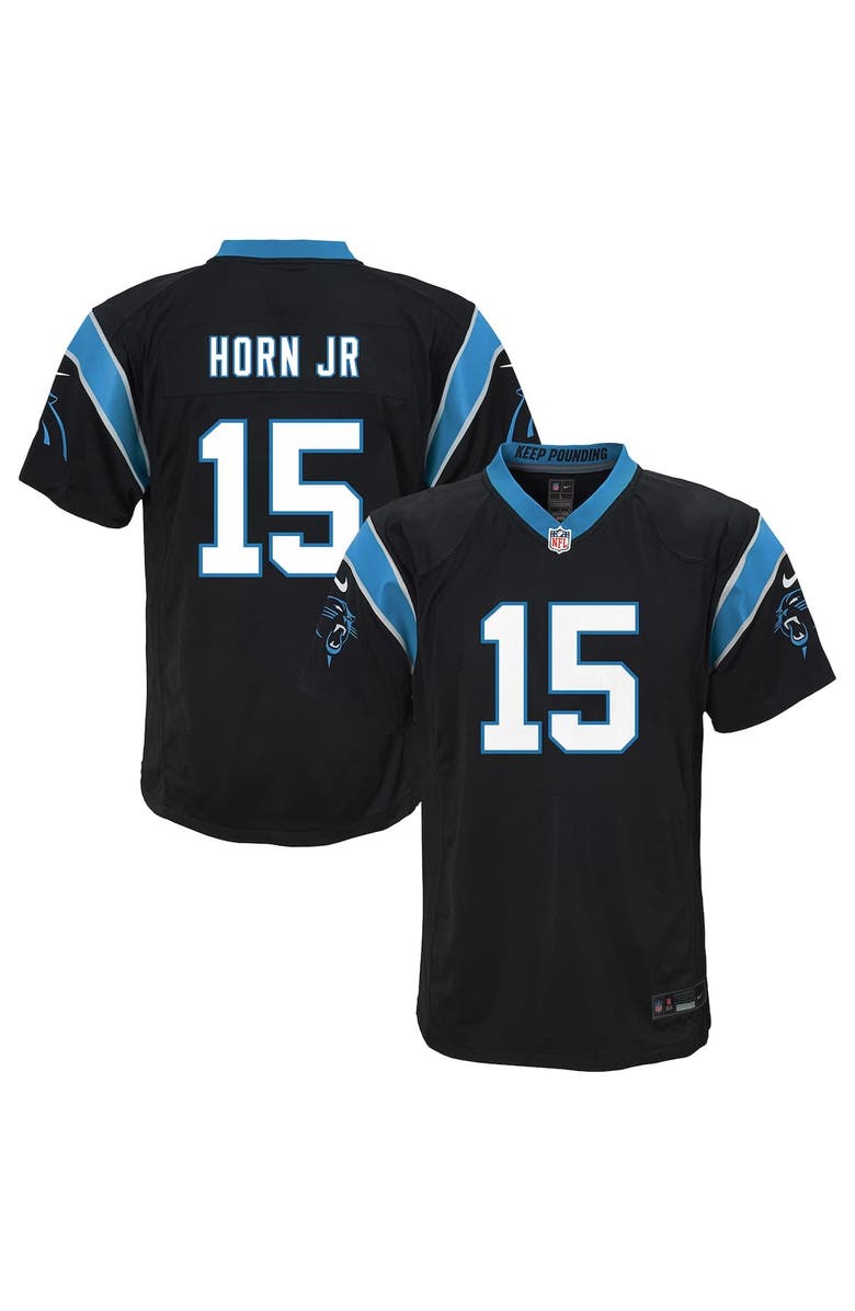 Nike Youth Nike Jimmy Horn Jr. Black Carolina Panthers Team Game Jersey, Alternate, color, Black