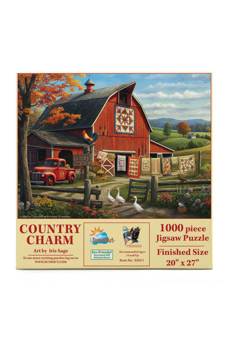 Country Charm 1000 piece Jigsaw Puzzle for Adults, Alternate, color, Multicolor