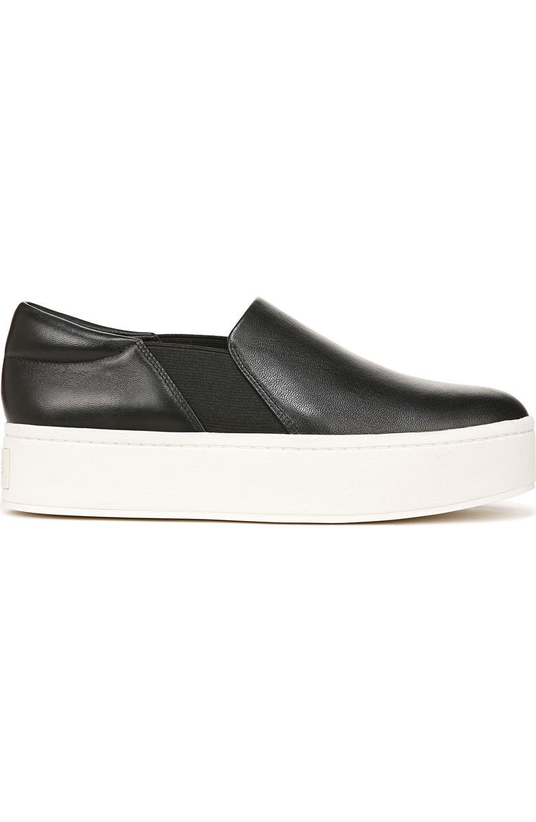 Vince Warren Platform Slip-On Sneaker, Alternate, color, Black
