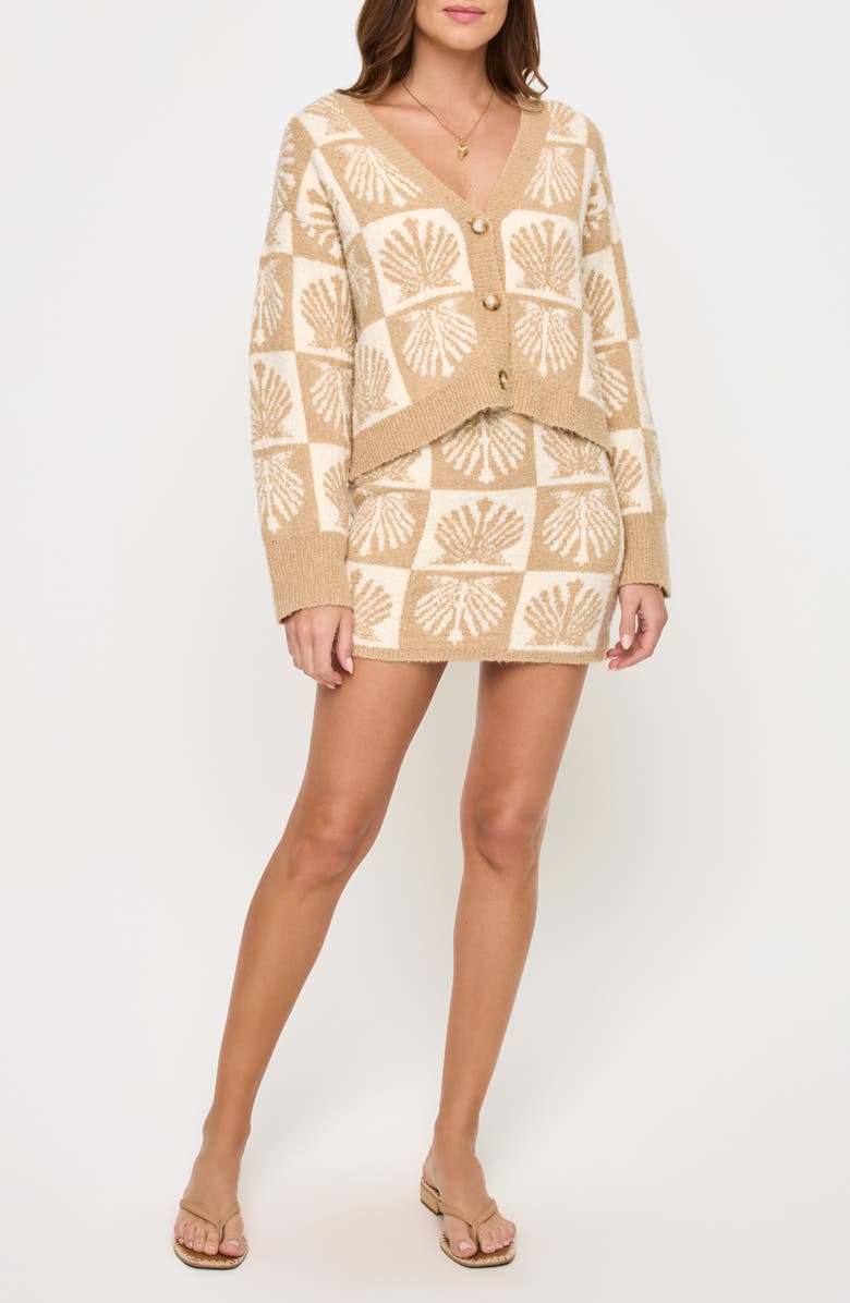 LSPACE Shell Be There Cover-Up Cardigan, Main, color, 