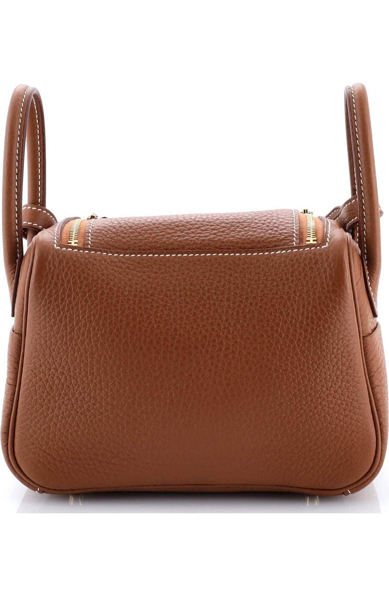 Pre-Owned Hermes Lindy Bag Clemence Mini, Alternate, color, Gold