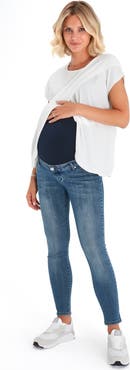 Accouchée Skinny Foldover Waistband Maternity Jeans