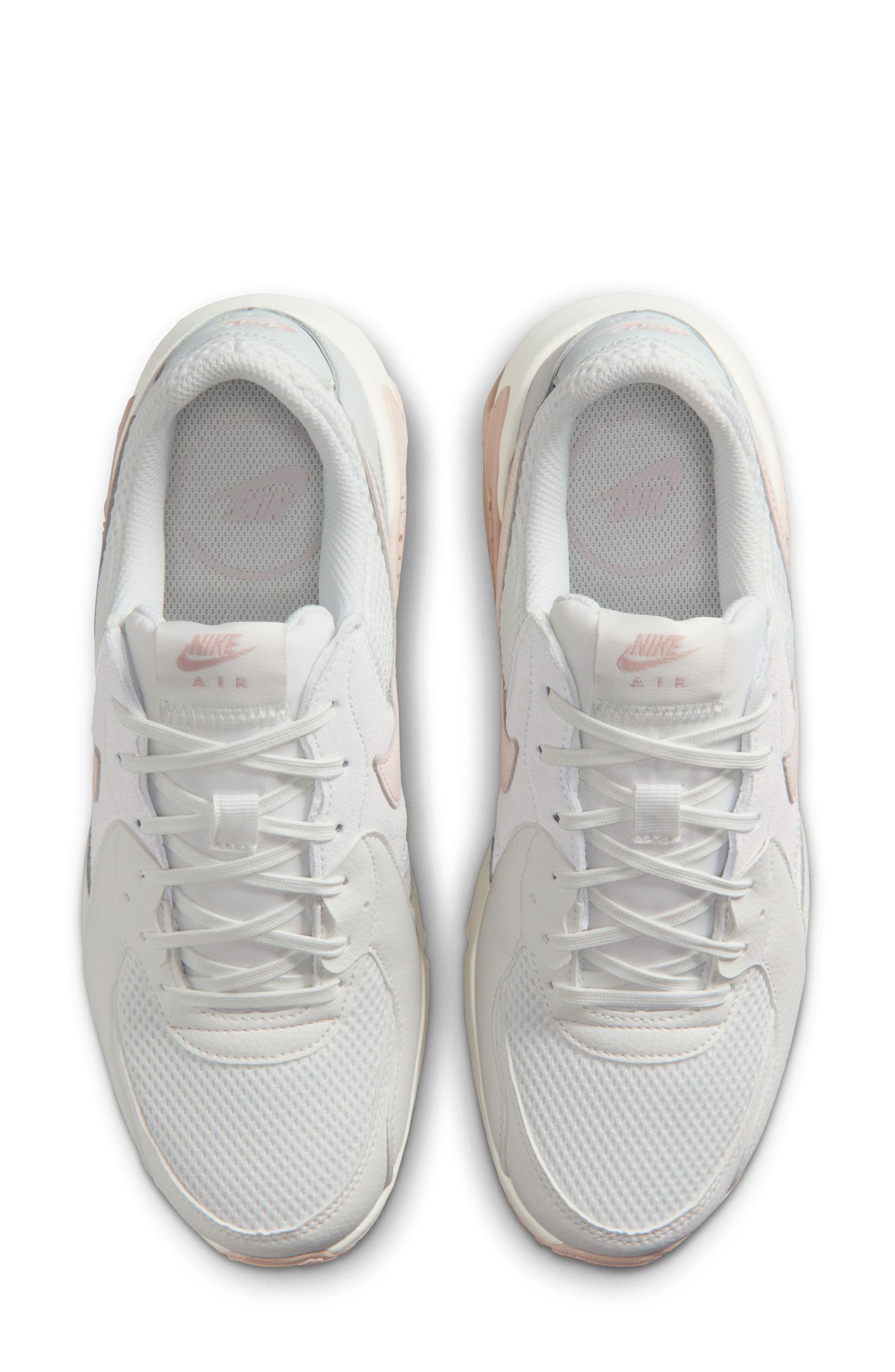 Nike Air Max Excee Sneaker, Alternate, color, Summit White/ Pink/ Platinum