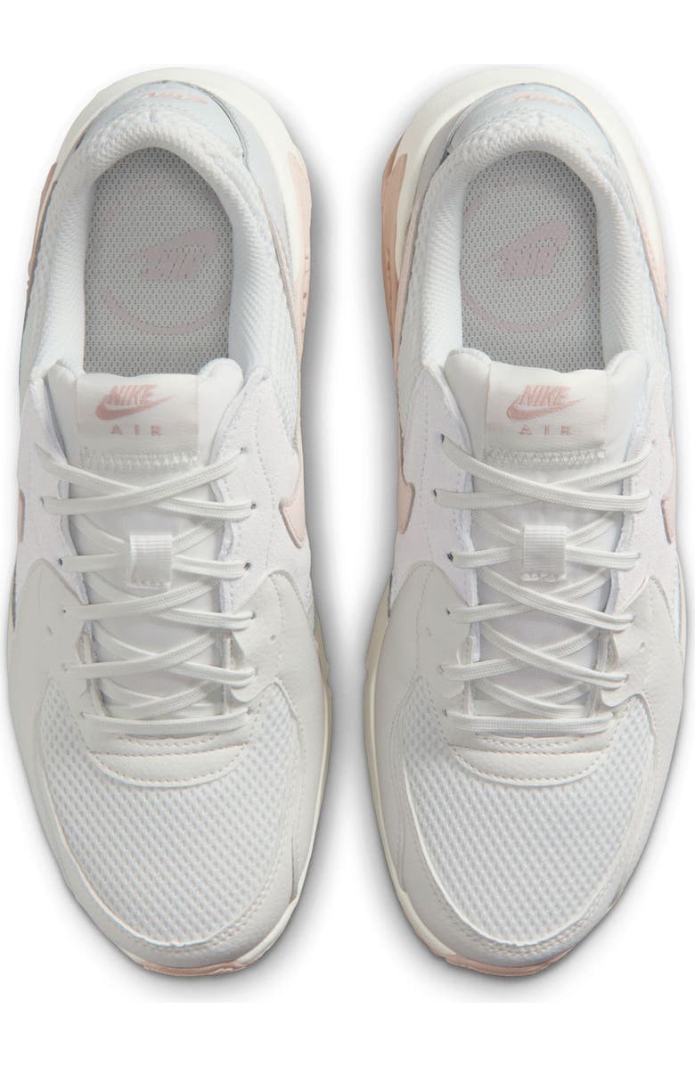 Nike Air Max Excee Sneaker, Alternate, color, Summit White/ Pink/ Platinum