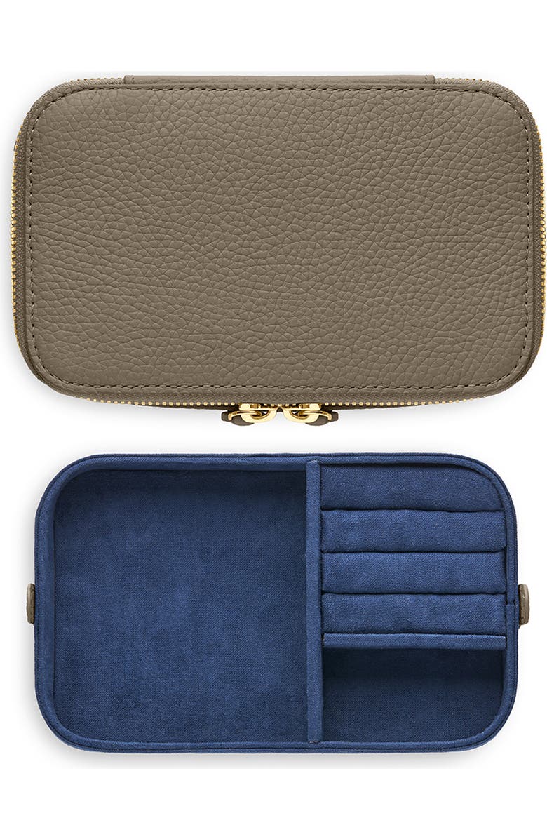 MAISON de SABRÉ Leather Jewellery Case, Alternate, color, Cashmere Clay
