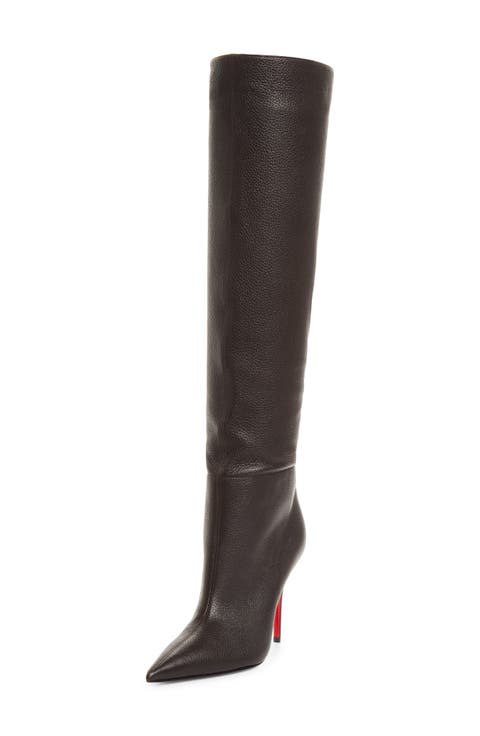 Zependris Leather Knee High Boot