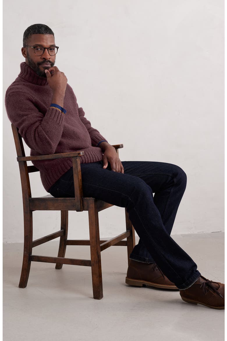 Foresting Turtleneck Wool Blend Sweater, Alternate, color, MERLOT
