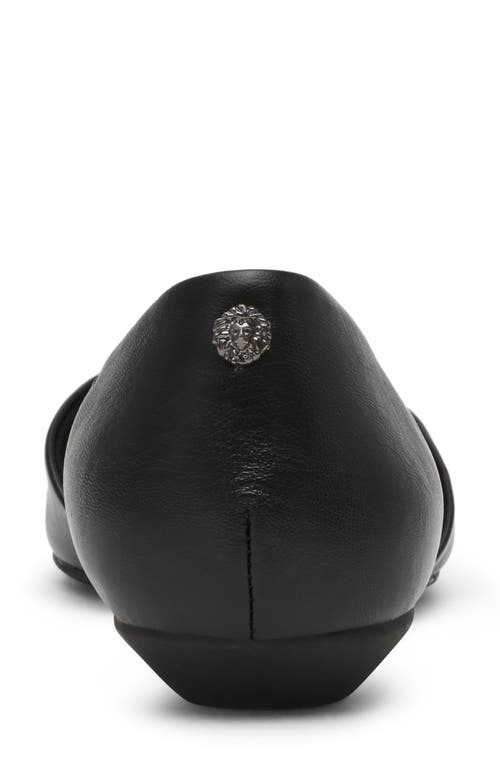 Anne Klein Okorie T-strap Flat In Black Nappa