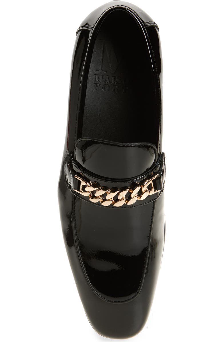 Maison Forte Kashmir Patent Leather Slip-On Shoe, Alternate, color,