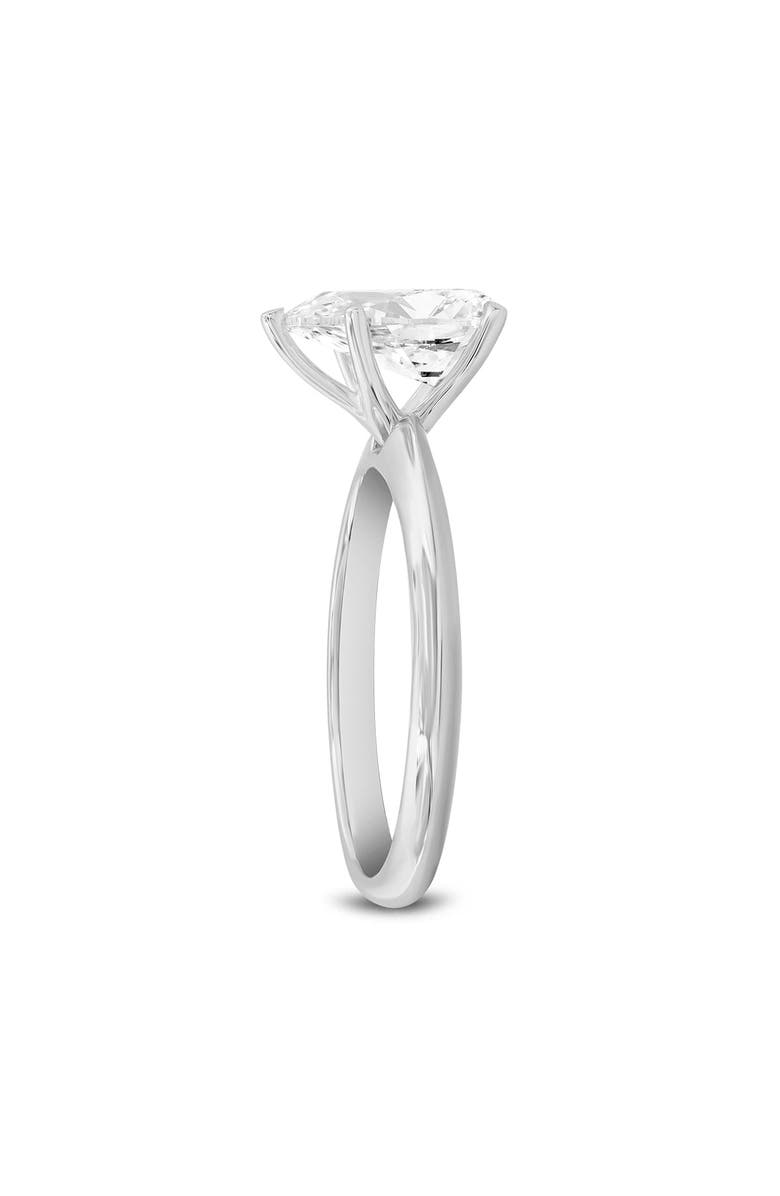 LuvMyJewelry Ava 14K Gold Pear Lab Grown Diamond Solitaire Ring - 1.5 Ct, Alternate, color, 14K White Gold